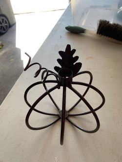 Chic Metal Pumpkin Table Decor