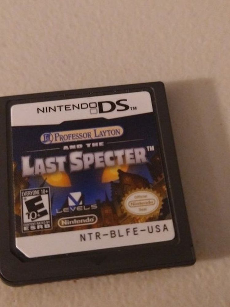 Nintendo DS Game Professor Layton And The Last Specter & Unwound Future