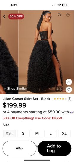 corset skirt set