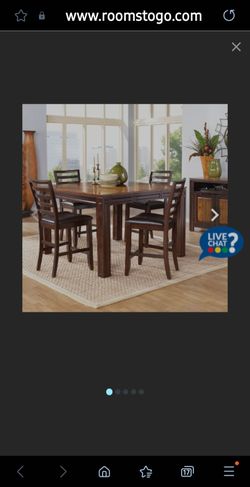 Adelson Chocolate Square Counter Height Dining Table