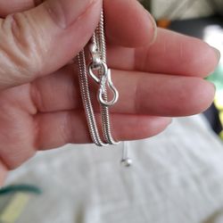 Sterling Silver Chain 17"