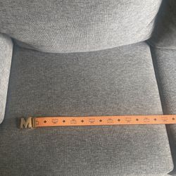 Used Men’s Mcm Belt Waist Size 32 Check Descp 