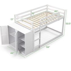Giantex twin  Over  Twin Bunk Bed
