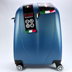Tucci Disegno Luxury Carry-On Luggage ABS Hardshell Dual Wheels 20”x 15” Lock