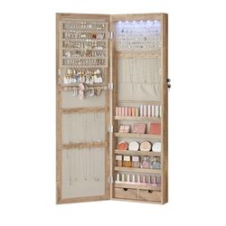 SONGMICS Jewelry Cabinet with Mirror & LED Lights – New in Box