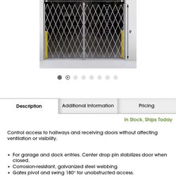  Heavy Duty Folding Security Gate – Steel