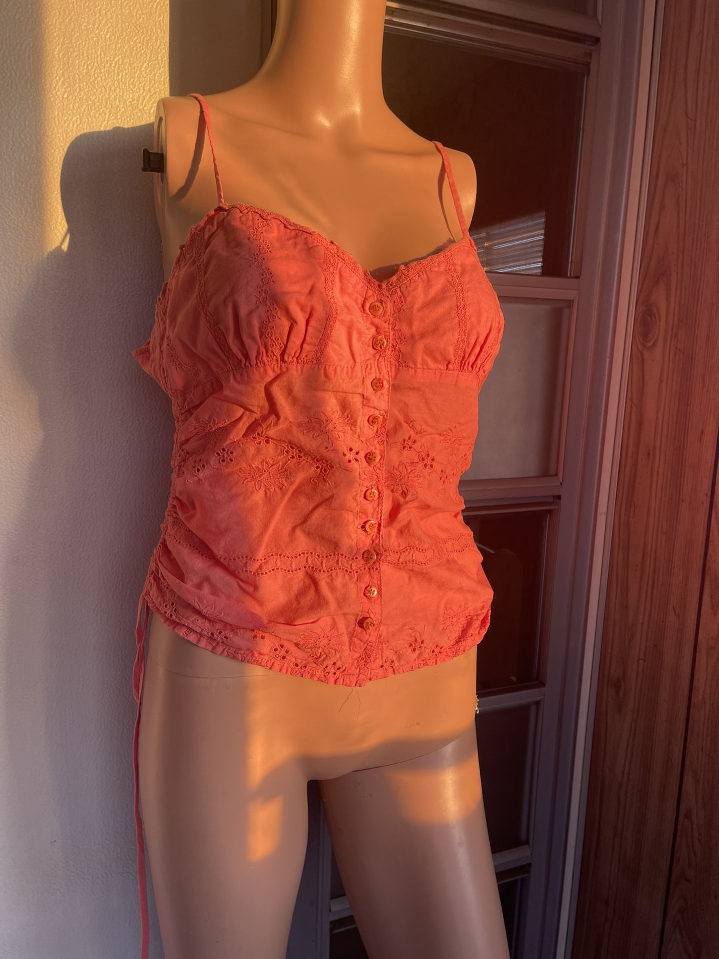 vintage babydoll button up top