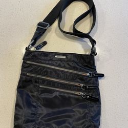 Franco Sarto Black Water Resistant Crossbody Purse