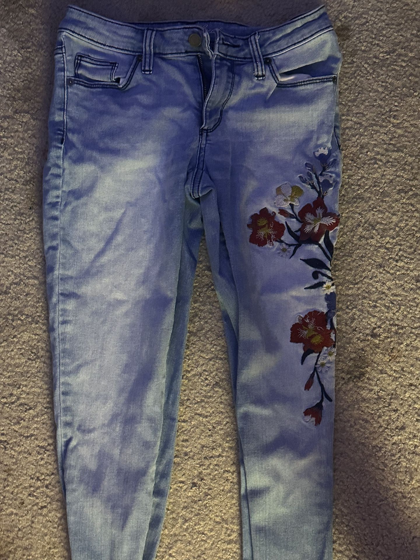 floral pattern pants 