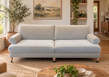 *Free Delivery & Flash Sale!* Joss and Main Harbor Sofa in Mink Velvet