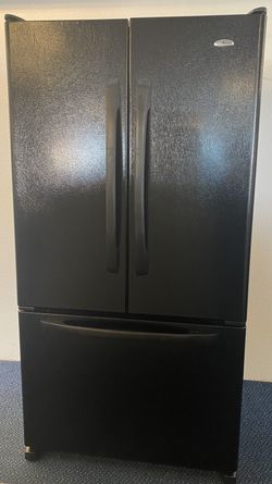Black Amana French Door Refrigerator with Drawer Freezer (1-0147)
