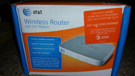 Wireless router with dsl modem