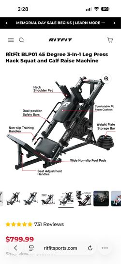 Squat machine