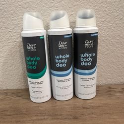 Dove Men Whole Body Deoderant Spray $5 Each