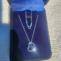 Tiffany & Co. Elsa Peretti Open Heart Necklace