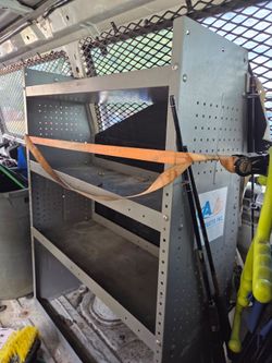 AA Products Heavy Duty Steel Van Shelving – 3 Shelf – Great Condition