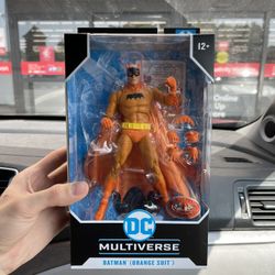 Dc multiverse McFarlane Batman orange suit