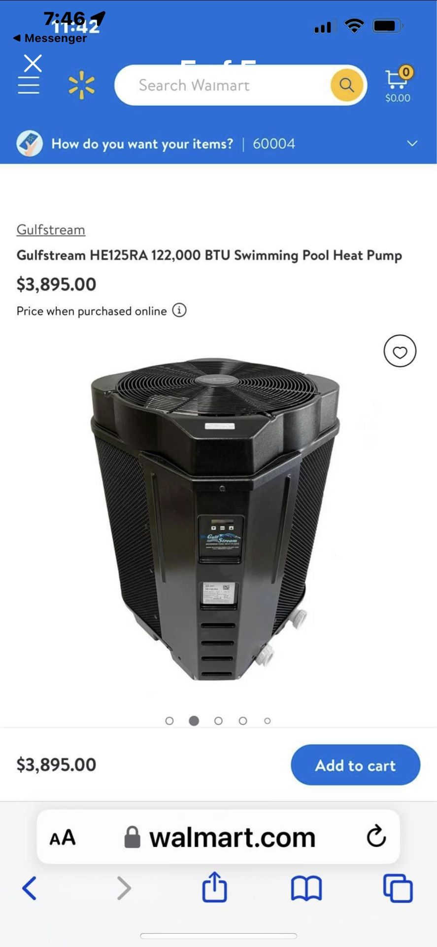 Pool Heater Like New Condition