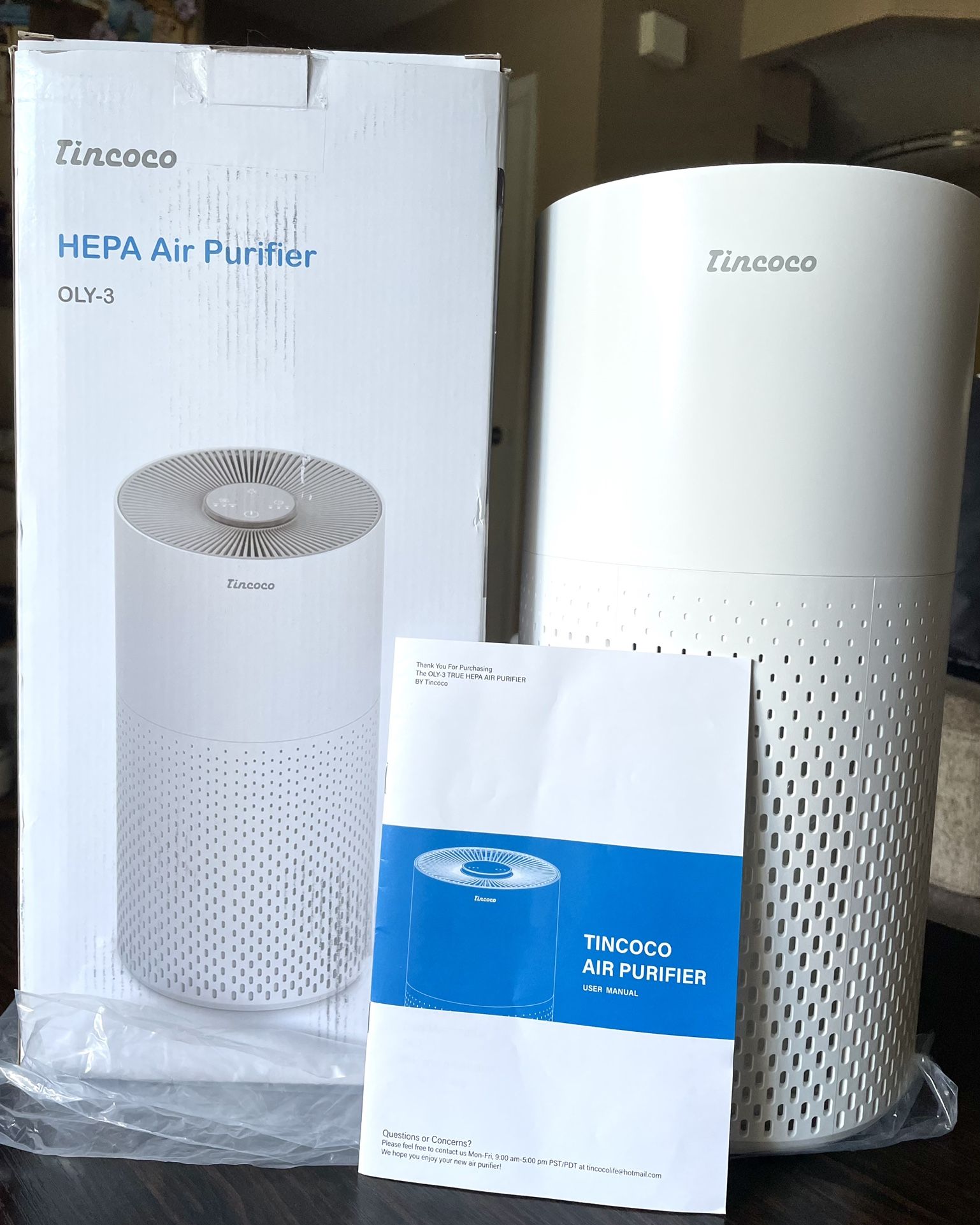 AIR PURIFIER w/ H11 True HEPA Filter/ Remove 99.98% of Odors, Dust, Pollen