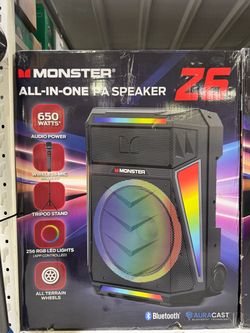 Monster Z6 All-in-One PA Bluetooth Speaker System $149.99
