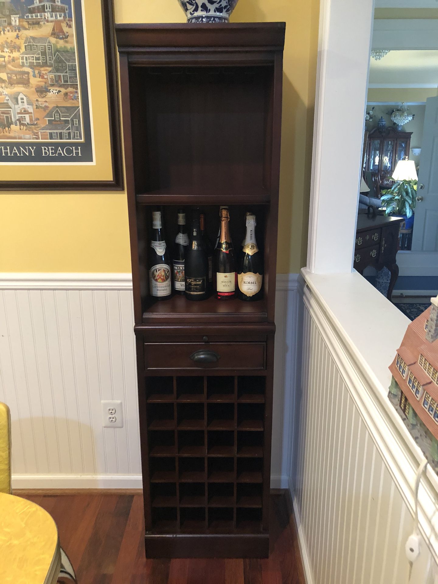 Pottery barn wine cabinet tower
