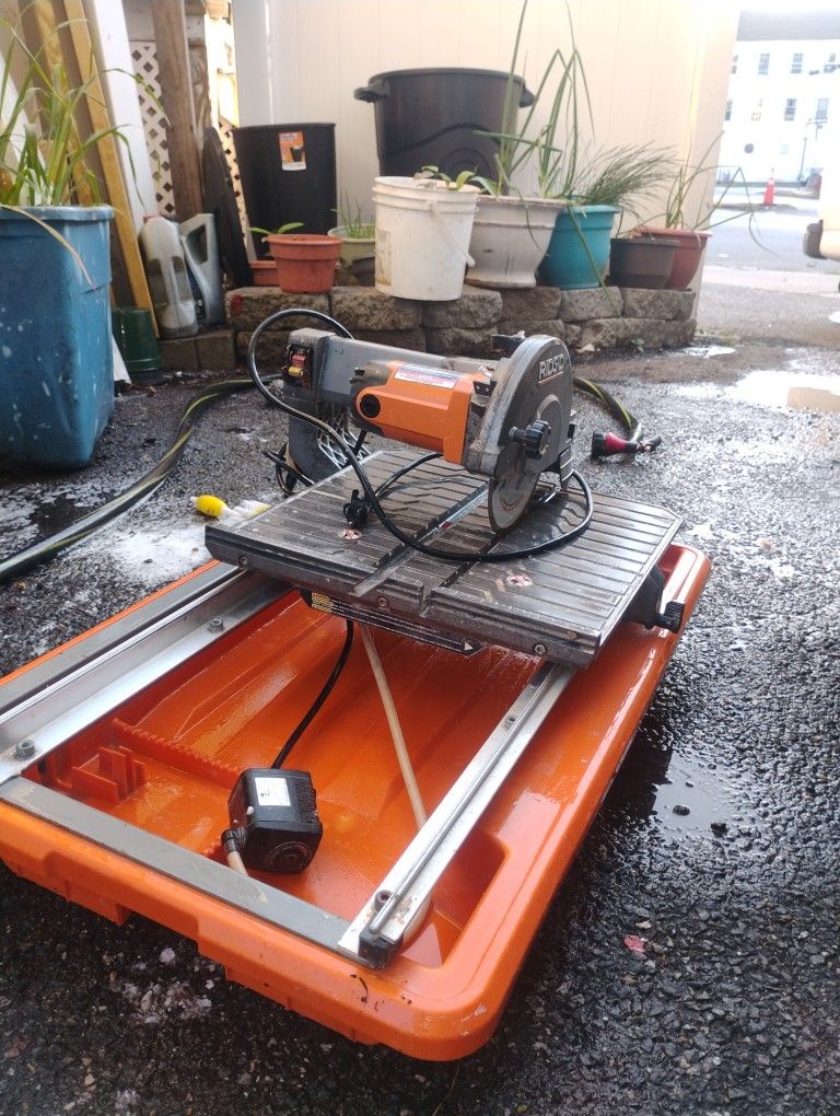 Wet Saw Ridgid
