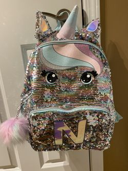 Unicorn Girls Justice Backpack And Lunch bag 