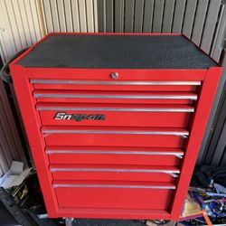 Snap On 26" Seven-Drawer Single Bank Heritage Series Roll Cab (Red)