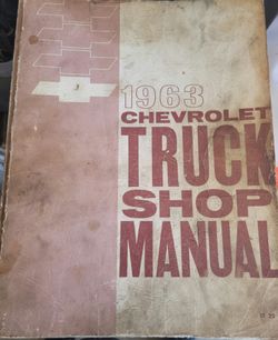 1963 Chevy Truck Shop Manual