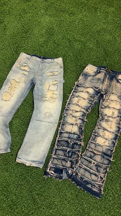 Stack jeans