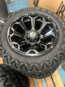 Golf Cart Wheel Set
