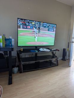 65 inch Sharp TV and Stand