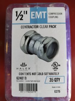 35 CT Halex 1/2 in. Electrical Conduit Compression Couplings