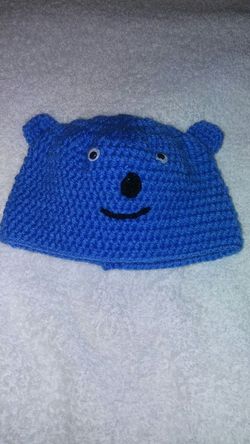 Blue hat