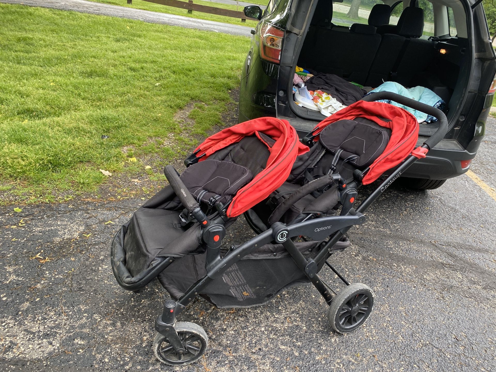 Contours double stroller