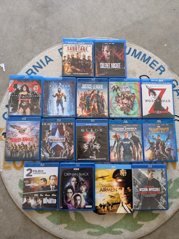 4K, Blu Ray, & DVD Collection