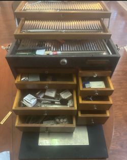 Vintage Traveling Dental Case With Dental Supplies 1940’s