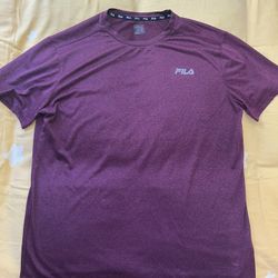 Fila Men's Quick Drying Crew Neck Lightweight T-Shirt