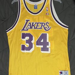 Los Angeles Lakers Shaquille O’Neal Vintage 90’s Jersey
