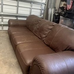 Brown Leather couch