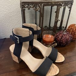 Womens Low Block Heel Sandals