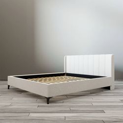 king bed frame / cama king de tela