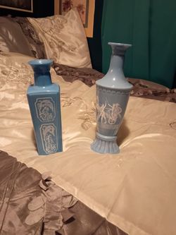 1960)1965 Vintage Jim Beam Glass Bottles