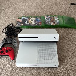 Two XBOX  One S Consoles And Games