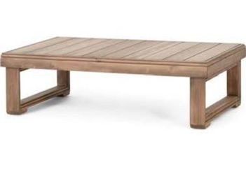New assembled Westchester Rectangular Coffee Table - Acacia Wood - Brown Wash