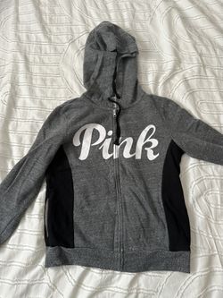 Gray PINK zip up