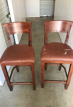 Bar stools / chairs (very sturdy)