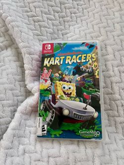 Nintendo Switch nickelodeon Kart Racers Game. E kids SpongeBob
