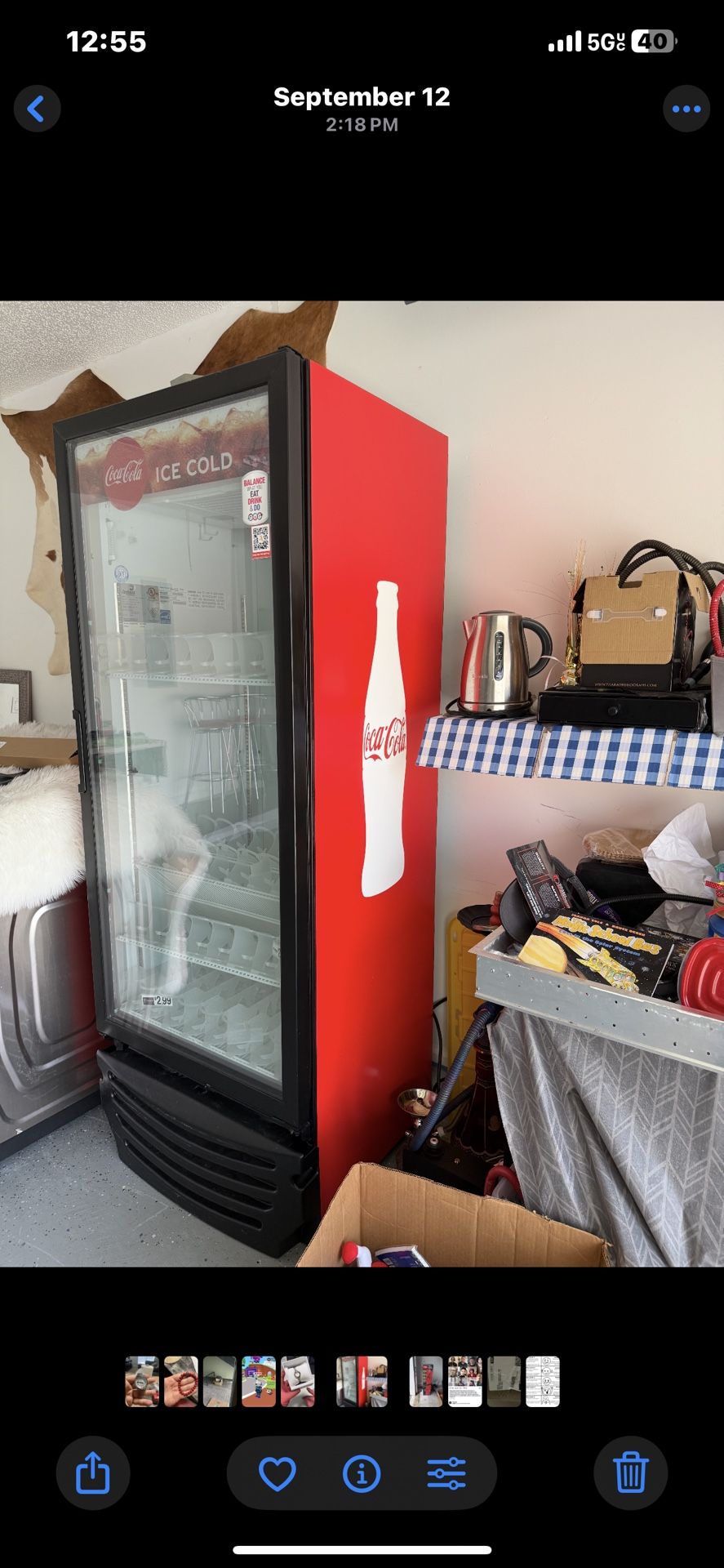 Coca-Cola display cooler