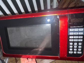 Hamilton Beach Countertop Microwave Red